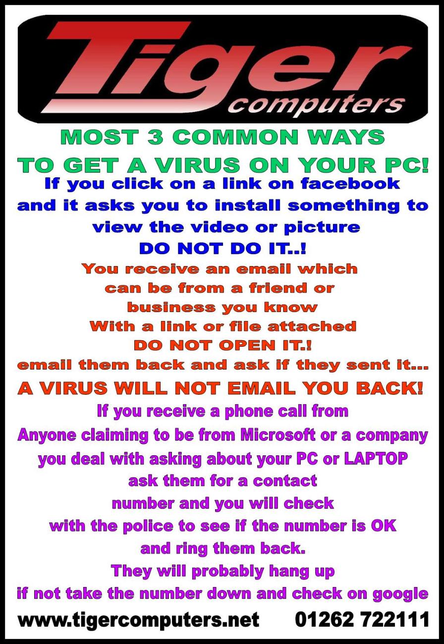 3 Most Common ways to get a virus on your PC